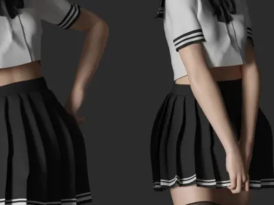 figure Modern beauty 3D model