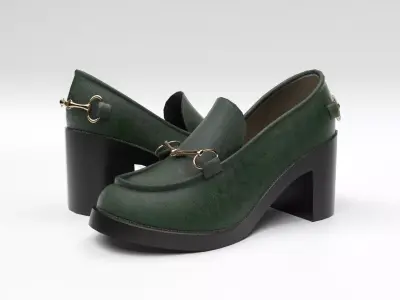 Heels Shoes Low-poly 3D model