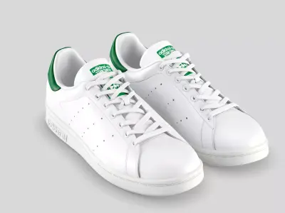 adidas stan smith green 3D model