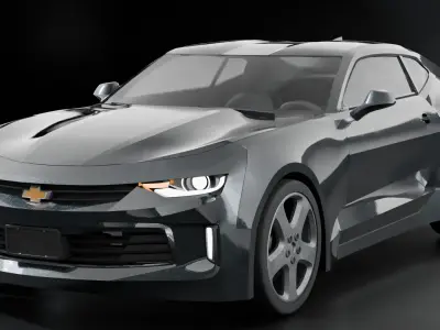 Chevrolet Camaro SS 3D Model Low-poly 3D model
