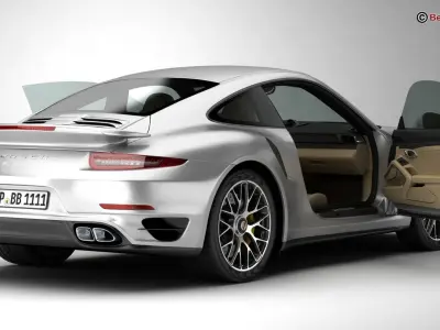 Porsche 911 Turbo S 2014 3D model