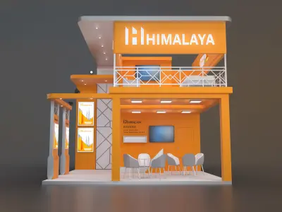 EXHIBITION STAND FROS 36 sqm 3D model