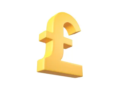 Pound Symbol v2 001 Low-poly 3D model