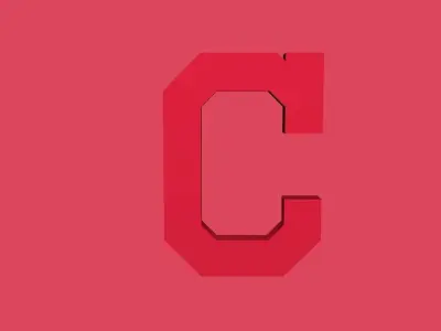 Cleveland Indians Team Logo 3D model