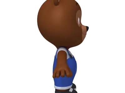 Bear Cartoon 3D model