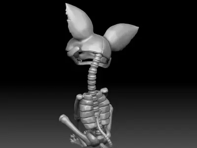 Bones Kitti Printable 3D print model