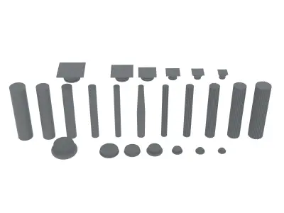 Column-Head-Base 3D model