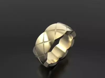 Chanel ring 3D print model