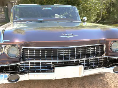 1959 Cadillac Eldorado  Low-poly 3D model