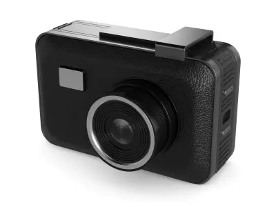 Dashcam Low-poly 3D model