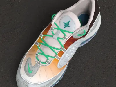 Nike air max 98 sport shoes 3D model