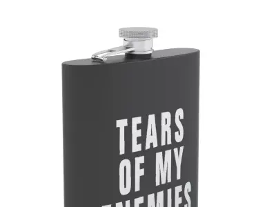 Personalized Flask Set 3D model