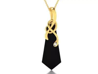 Women Pendant 3DM STL OBJ FBX Render Details 3D print model 5