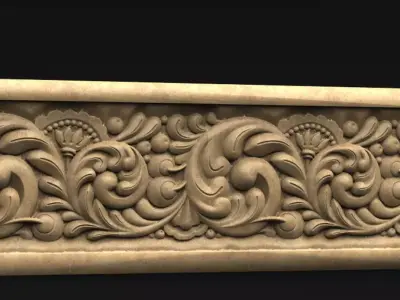 Decorative Marble 7 3D Model 3D print model
