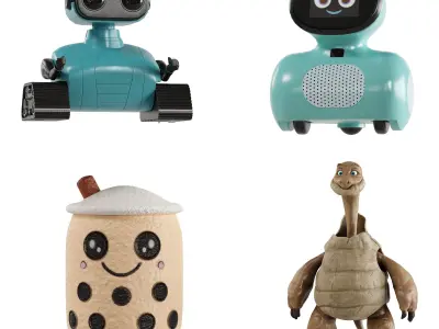 Children Room Set 8 Low-poly 3D model