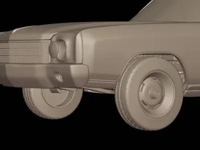 CHEVROLET MONTE CARLO 1970  3D print model