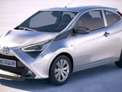 Toyota Aygo 3-door 2019 3D model