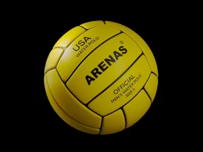 Water Polo Ball 3D model
