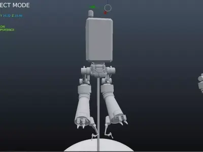 Robotic Helper V1  Nier Automata  Free 3D model