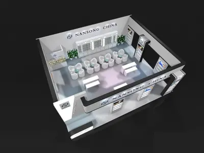 Showroom - Area - 12X10-3DMAX2009-026 3D model