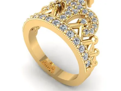 CAD-1848-Ring 3D print model