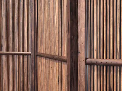 Screen branch crooked decor n5 3D model