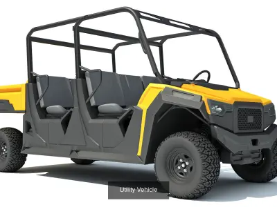 UTV Utility Vehicle Collection 3D Model Pack