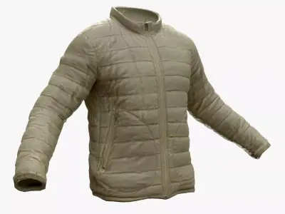 Coat 52 - All MH Bodies - UE5 Skeletons - Rigged Low-poly 3D model