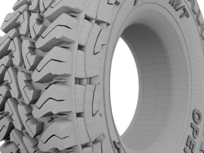 Car Tire - Toyo Open Country TIRE  3D model