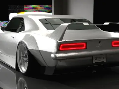 Chevrolet Camaro Z28 1968 Modified 3D model