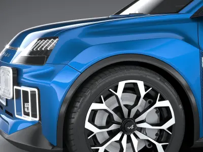 Renault Alpine R5 2025 3D model