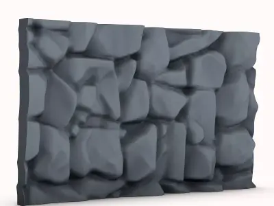 Architectural Stone Barrier Module 3D print model