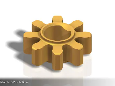 Spur Gear Collection 01 3D print model