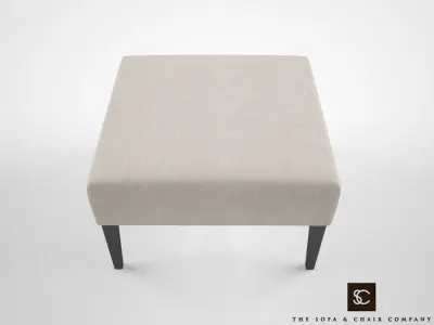 The Sofa and Chair Company Chester Ottoman 3D model