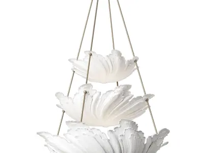 WP Sullivan shell chandelier 3D model