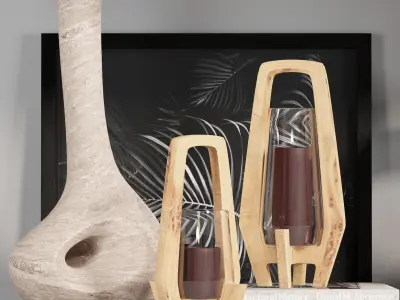 decorative set01 3D model