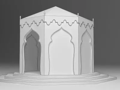 Indian Canopy 3D model