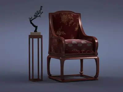 cabinet cabinet wardrobe sofa bed table bookshelve 3D model