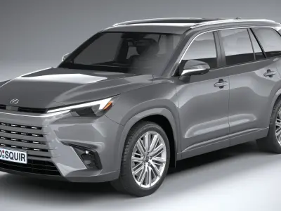 Lexus TX 350h 2024 3D model