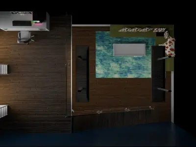 Simple room 3D model