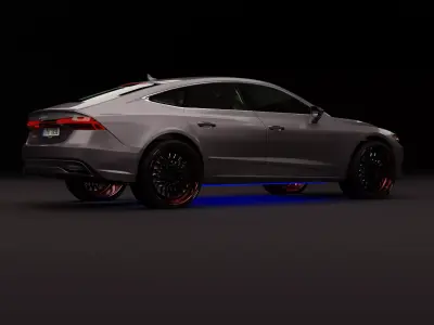 Audi A6 3D model by sukhdhillon