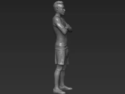 Neymar PSG 3D printing ready stl obj formats 3D print model