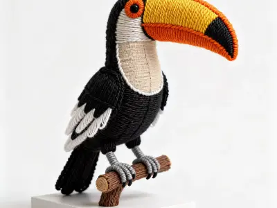 Toucan 3D print model