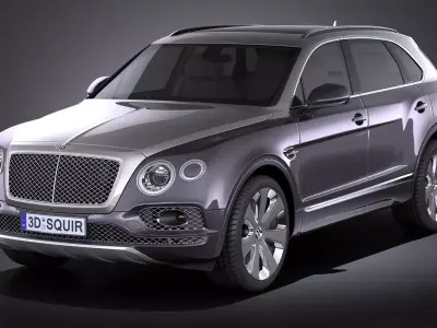 Bentley Bentayga Mulliner 2018 3D model