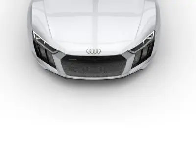 Audi R8 2017 Low-poly 3D model