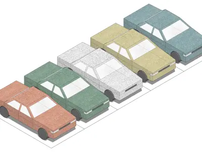 Simple Car 3D model purchase
