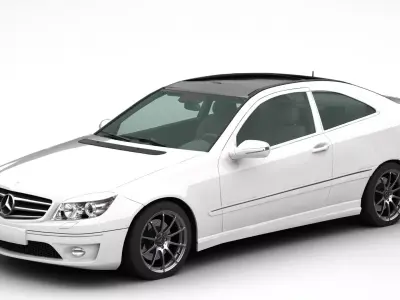 Mercedes Benz CLC Coupe W204 3D model
