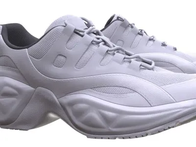 Sneakers Low-poly 3D model