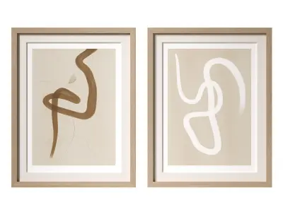 Wall Art Painting 003 3D model