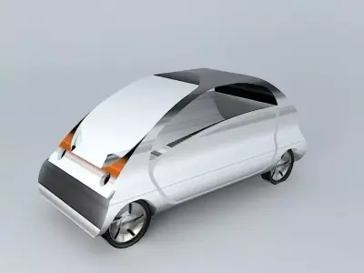 The car futuristic Free 3D model